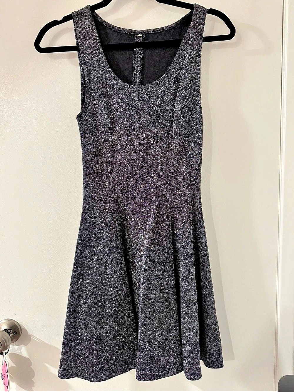 Sparkle Fit & Flare Mini Dress